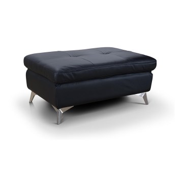 Banco de couro  SALERNO II 66x100 cm preto