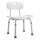 Banco para duche 51x67 cm prateado/branco