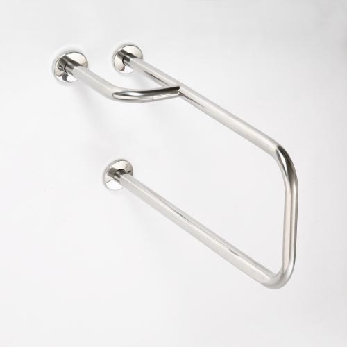 Barra de apoio 23,5x38 cm inox/prateada
