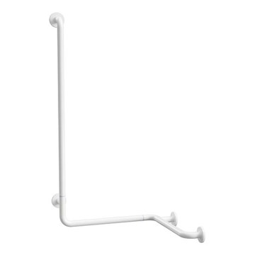 Barra de apoio para duche 66x118 cm branca