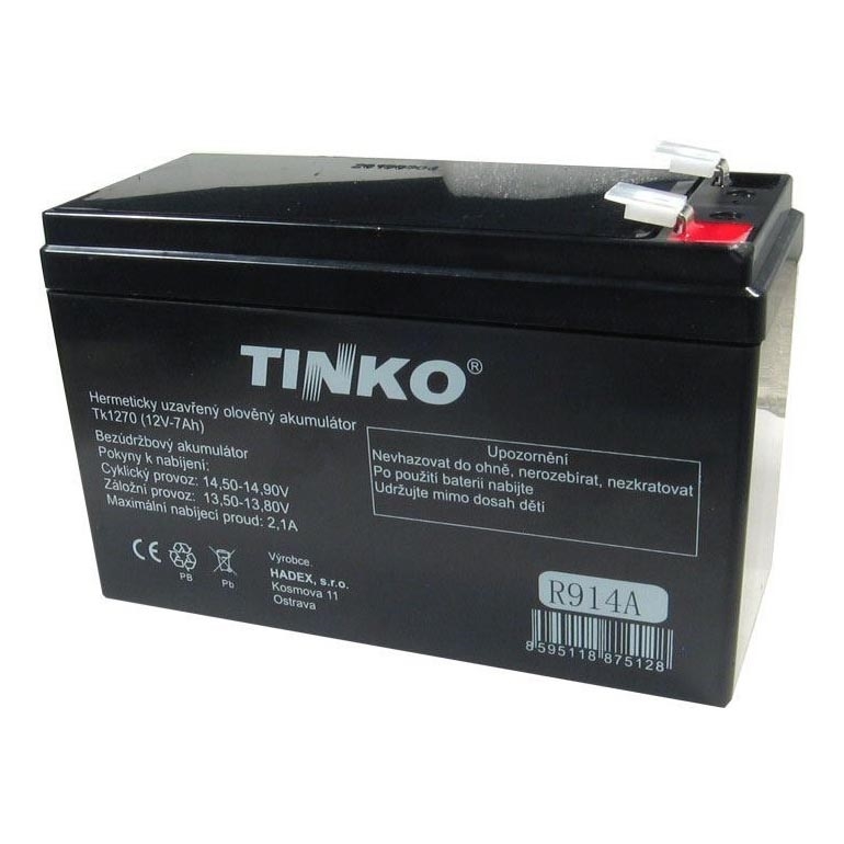 Bateria de chumbo ácido VRLA AGM 12V/7Ah/faston 6,3mm