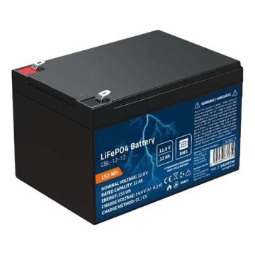 Bateria LiFePO4 12,8V/12Ah