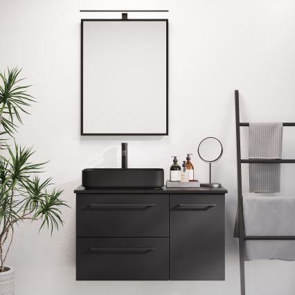 BATH DELUXE 01-060-05-02-00 - Espelho para casa de banho BORGSTED 60x80 cm preto