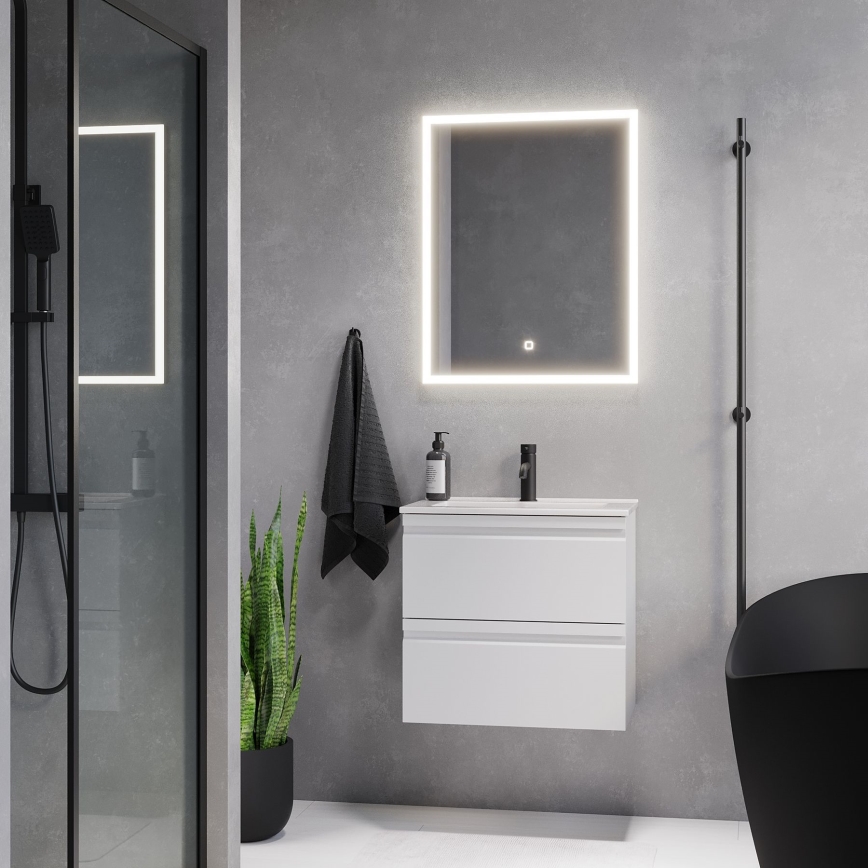 BATH DELUXE 01-060-07-58-00 - Espelho LED para casa de banho com retroiluminação FORNAES LED/14,3W/230V IP44