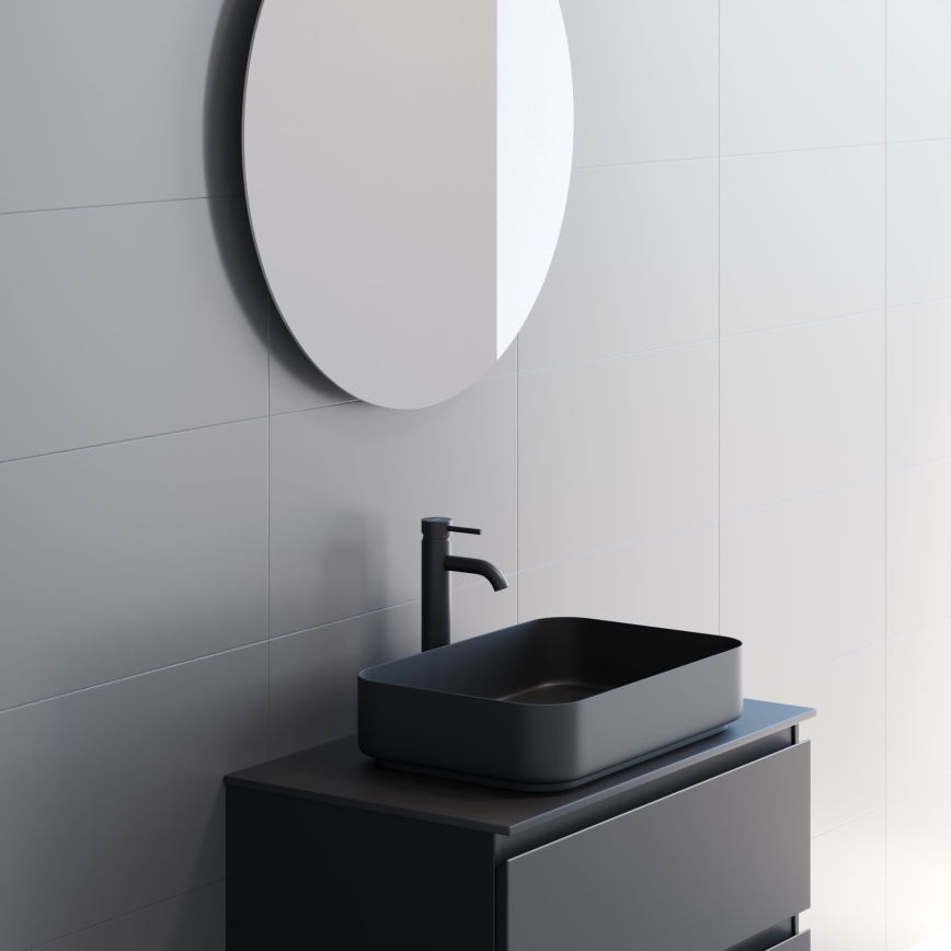 BATH DELUXE 01-080-00-58-00 - Espelho para casa de banho NORDBORG diâmetro 80 cm