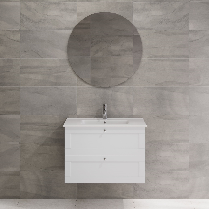BATH DELUXE 01-080-00-58-00 - Espelho para casa de banho NORDBORG diâmetro 80 cm