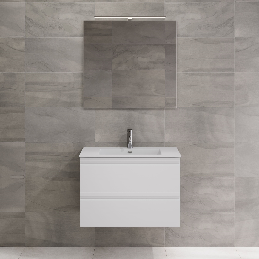 BATH DELUXE 01-080-01-58-00 - Espelho para casa de banho NORDBORG 80x75 cm