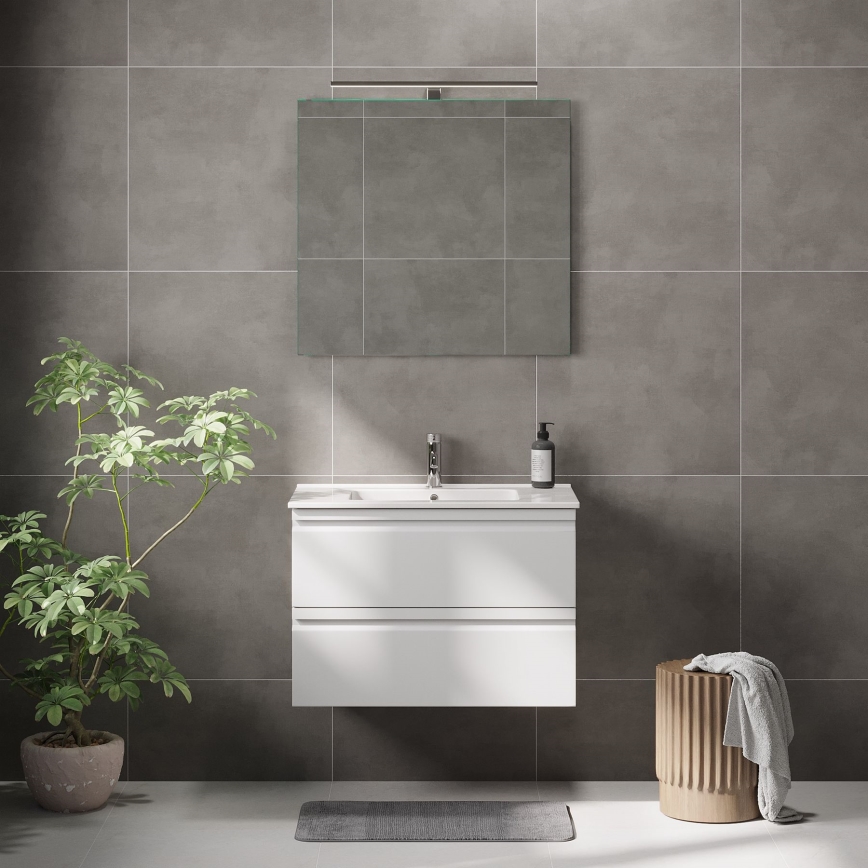 BATH DELUXE 01-080-01-58-00 - Espelho para casa de banho NORDBORG 80x75 cm