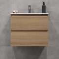 BATH DELUXE 03-060-64-86-01 - Armário para casa de banho com bacia KENWOOD 61 cm carvalho