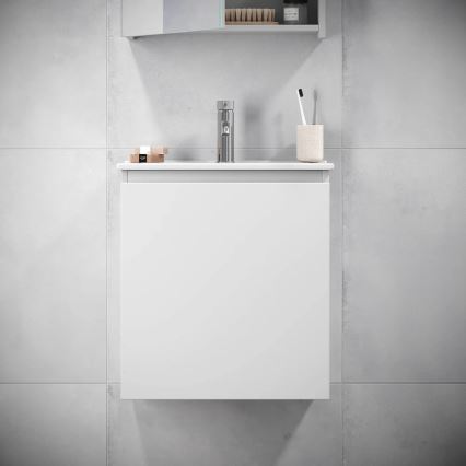 BATH DELUXE 09-050-63-01-01 - Armário para casa de banho com bacia KENWOOD 51 cm branco mate