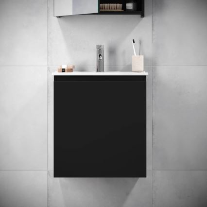 BATH DELUXE 09-050-63-02-01 - Armário para casa de banho com bacia KENWOOD 51 cm mate preto