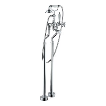 BATH DELUXE 28-108-01-60-00 - Conjunto independente para banheira com torneira AEROSKOBING 106,3 cm cromado brilhante
