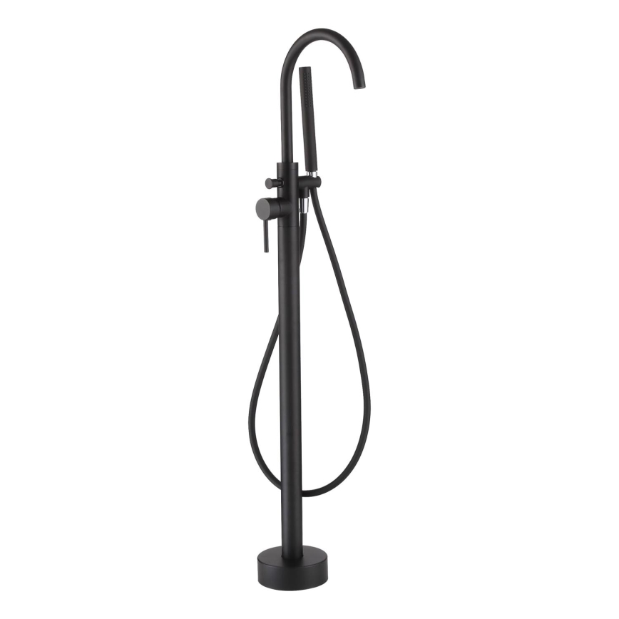BATH DELUXE 28-114-01-02-00 - Conjunto independente para banheira com torneira DRAGOR 116 cm mate preto