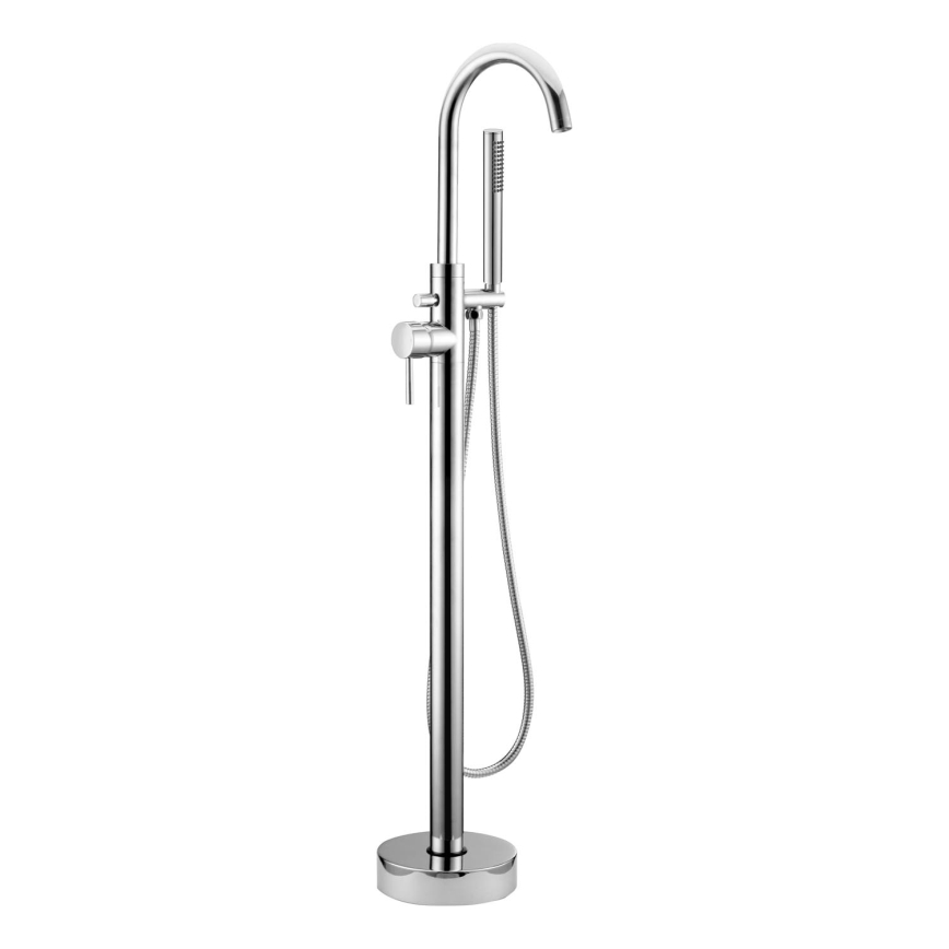 BATH DELUXE 28-114-01-60-00 - Conjunto independente para banheira com torneira DRAGOR 116 cm cromado brilhante