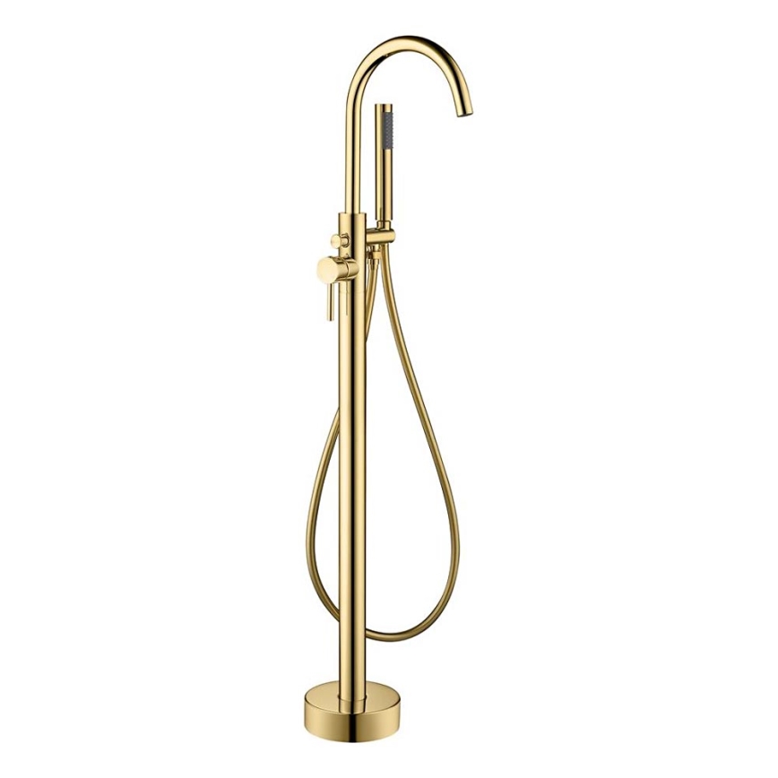 BATH DELUXE 28-114-01-64-00 - Conjunto independente para banheira com torneira DRAGOR 116 cm brilhante latão