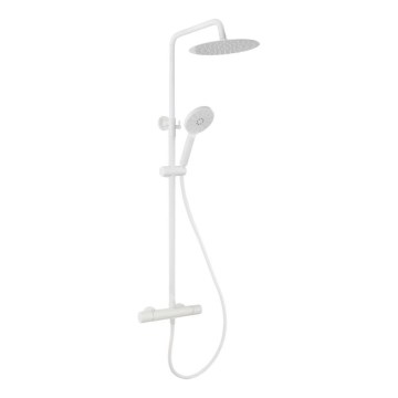 BATH DELUXE 31-120-05-01-00 - Conjunto de duche com torneira termostática DRAGOR branco mate