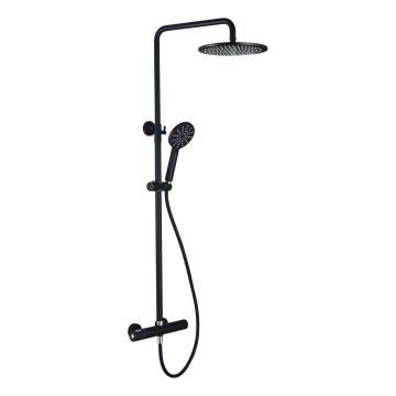BATH DELUXE 31-120-05-02-00 - Conjunto de duche com torneira termostática DRAGOR mate preto