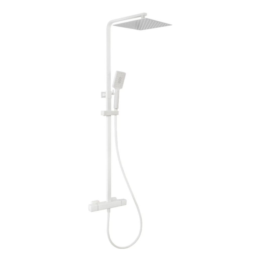 BATH DELUXE 31-120-06-01-00 - Conjunto de duche com torneira termostática NAESBY branco mate