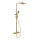 BATH DELUXE 31-120-06-70-00 - Conjunto de duche com torneira termostática NAESBY escovado latão
