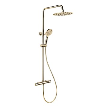 BATH DELUXE 31-120-07-64-00 - Conjunto de duche com torneira termostática DRAGOR brilhante latão