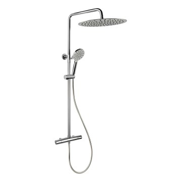 BATH DELUXE 31-120-09-60-00 - Conjunto de duche com torneira termostática DRAGOR cromado brilhante