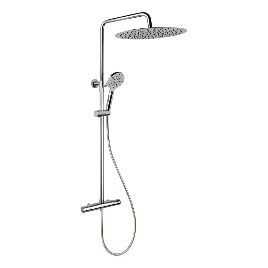 BATH DELUXE 31-120-09-60-00 - Conjunto de duche com torneira termostática DRAGOR cromado brilhante