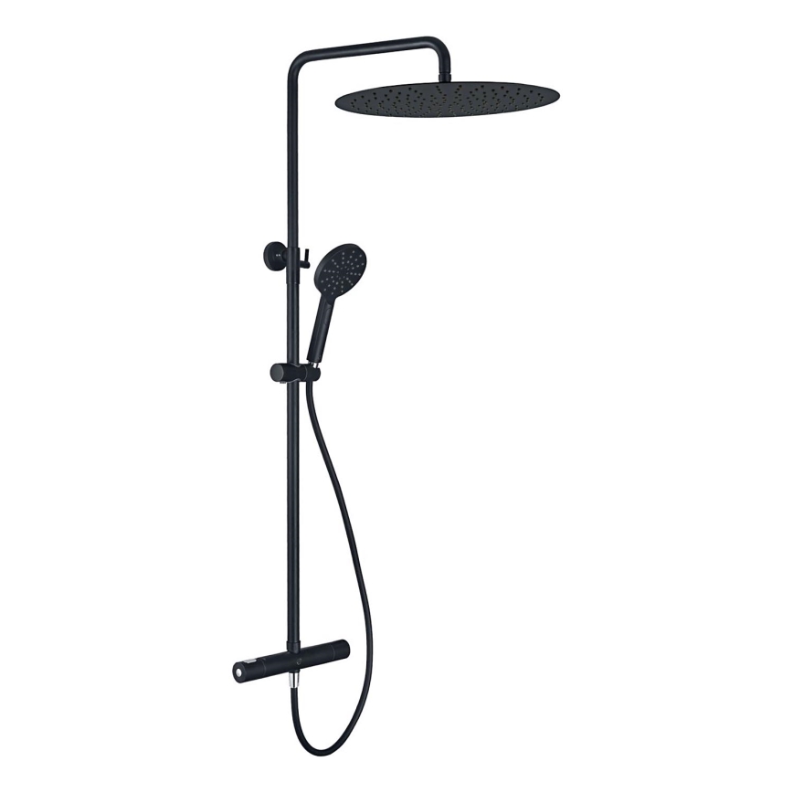 BATH DELUXE 31-120-09-63-00 - Conjunto de duche com torneira termostática DRAGOR mate preto