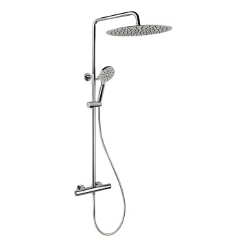 BATH DELUXE 31-120-13-60-00 - Conjunto de duche com torneira termostática DRAGOR cromado brilhante