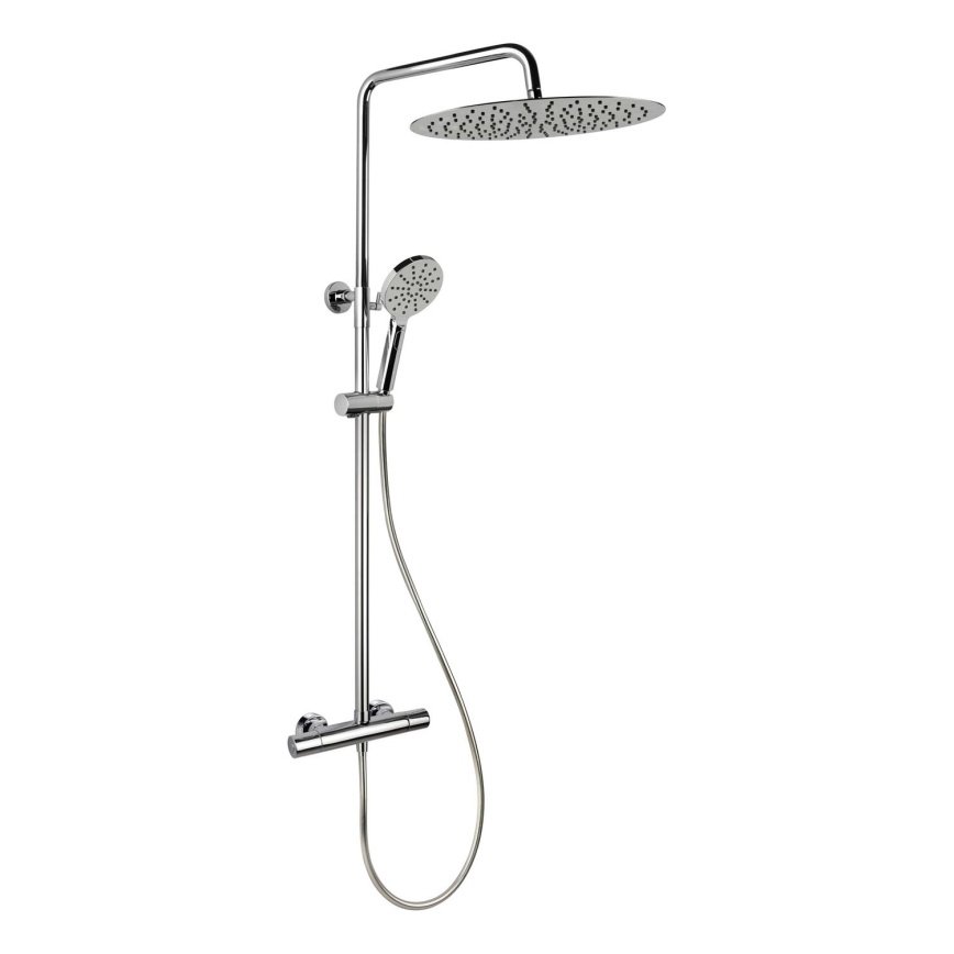 BATH DELUXE 31-120-13-60-00 - Conjunto de duche com torneira termostática DRAGOR cromado brilhante
