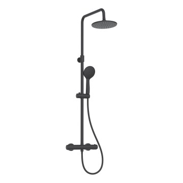 BATH DELUXE 31-130-41-02-02 - Conjunto de chuveiro com torneira HOUSTON mate preto