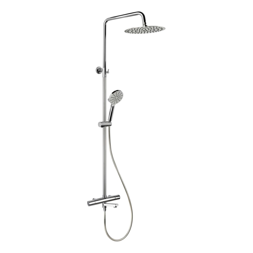 BATH DELUXE 31-160-11-60-00 - Conjunto de duche com torneira termostática DRAGOR cromado brilhante