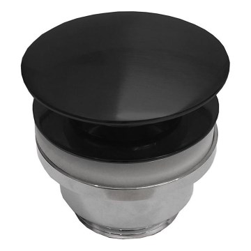 BATH DELUXE 33-004-05-02-04 - Válvula de drenagem RODBY diâmetro 6,6 cm preto
