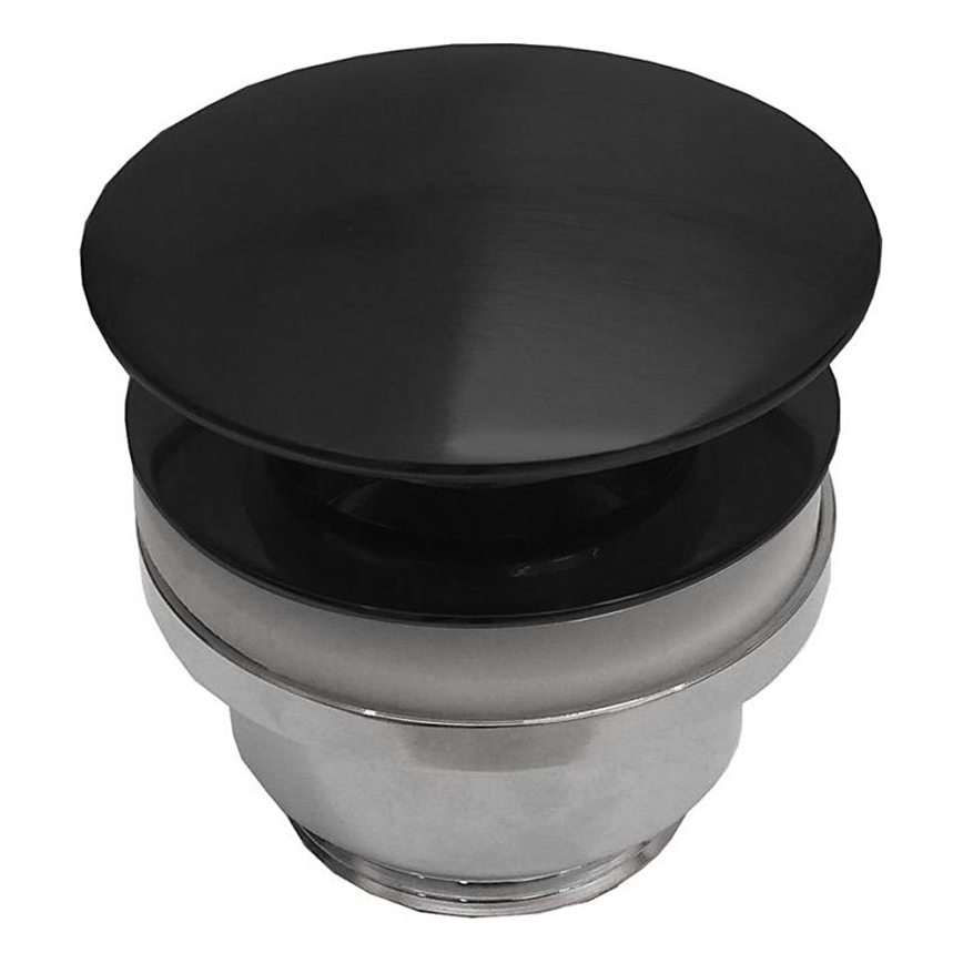 BATH DELUXE 33-004-05-02-04 - Válvula de drenagem RODBY diâmetro 6,6 cm preto