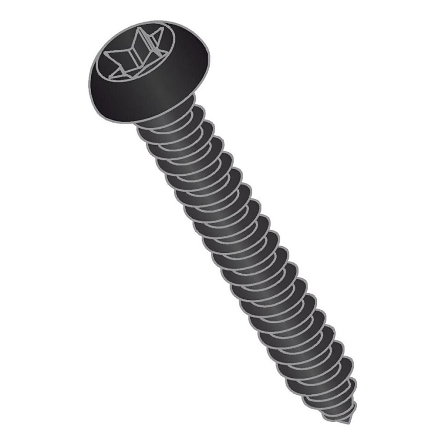 BATH DELUXE 54-045-00-02-12 - CONJUNTO 50x Parafusos para painéis acústicos T25 4,6x45 mm envernizado preto