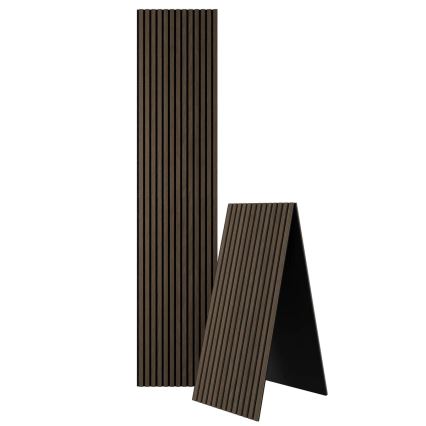 BATH DELUXE 54-240-11-84-12 - Painel de parede acústico VASALUND 240x52 cm nogueira