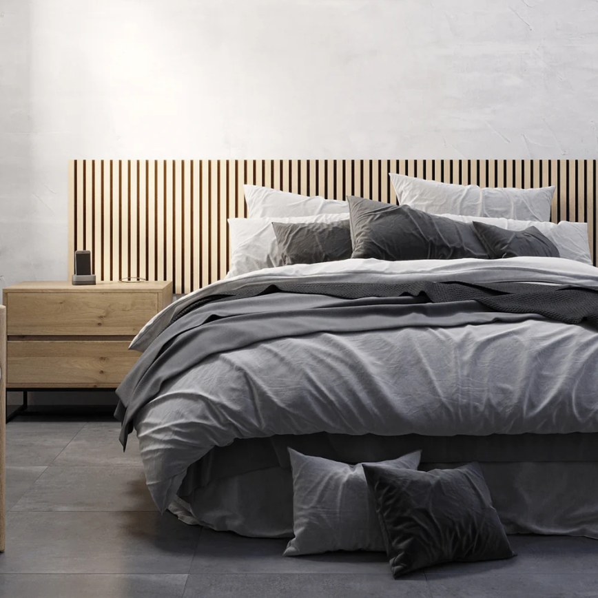 BATH DELUXE 54-240-11-86-12 - Painel de parede acústico VASALUND 240x52 cm carvalho