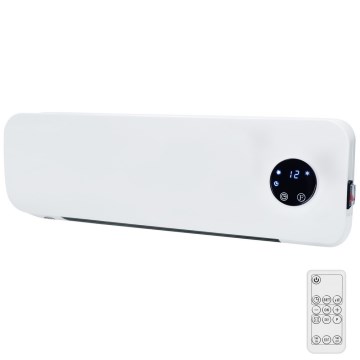 Bathroom elemento de aquecimento cerâmico 1000/2000W/230V IP22 + controlo remoto