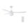 BAYSIDE 531016 - Ventoinha de teto MEGARA 2xE14/15W/230V branco + controlo remoto