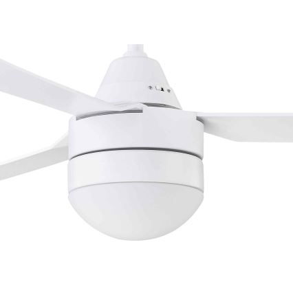 BAYSIDE 531016 - Ventoinha de teto MEGARA 2xE14/15W/230V branco + controlo remoto