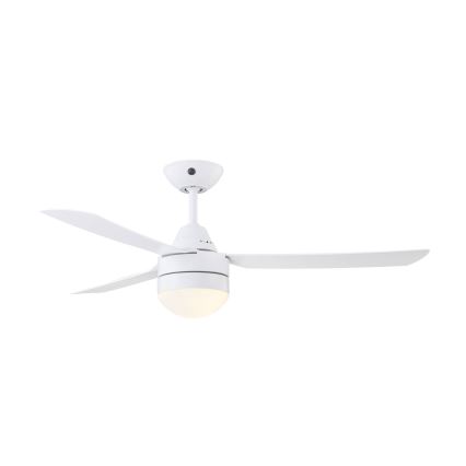 BAYSIDE 531016 - Ventoinha de teto MEGARA 2xE14/15W/230V branco + controlo remoto