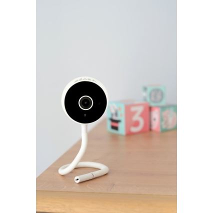Beaba - Monitor de bebé inteligente ZEN CONNECT 5V Wi-Fi branco