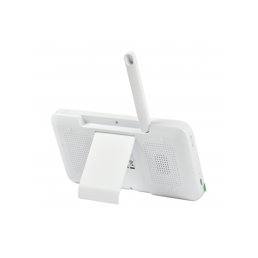 Beaba - Monitor de bebé inteligente recarregável ZEN NIGHT 720p 5V 4000 mAh Wi-Fi branco