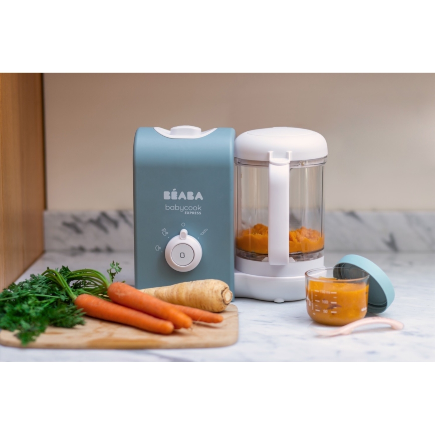 Beaba - Panela a vapor 2em1 BABYCOOK EXPRESS azul