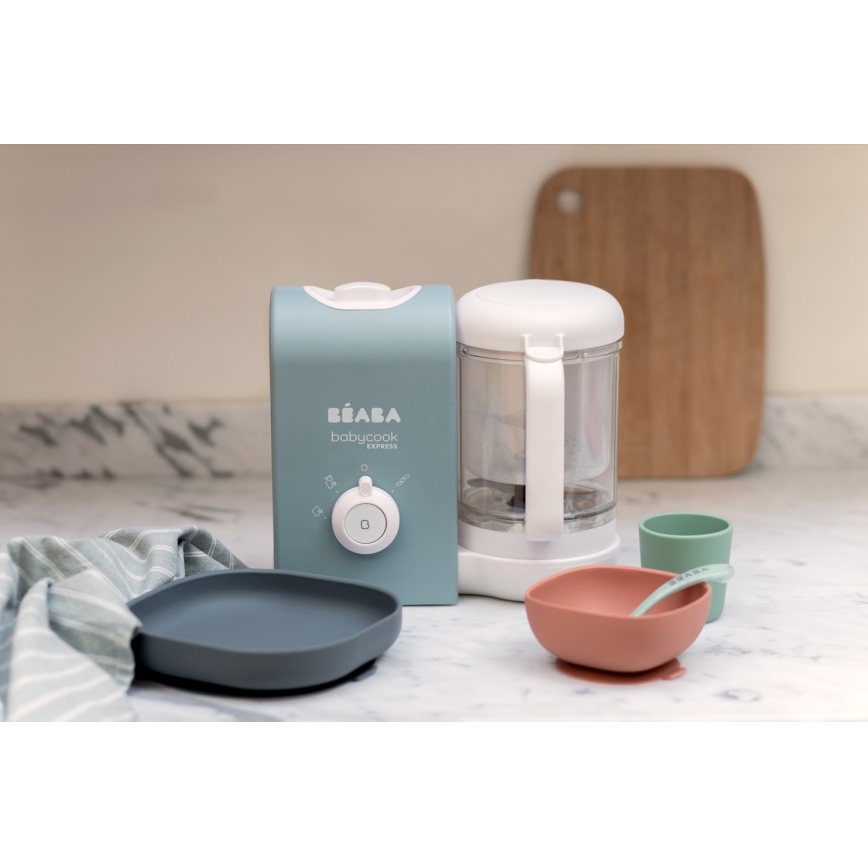 Beaba - Panela a vapor 2em1 BABYCOOK EXPRESS azul