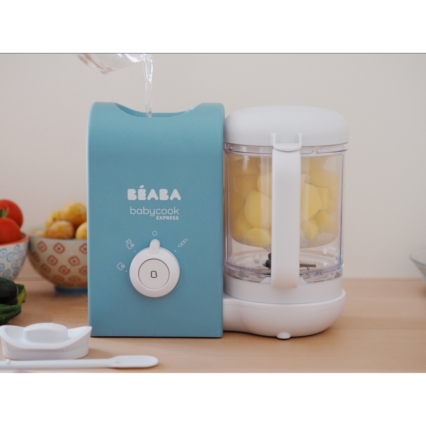 Beaba - Panela a vapor 2em1 BABYCOOK EXPRESS azul