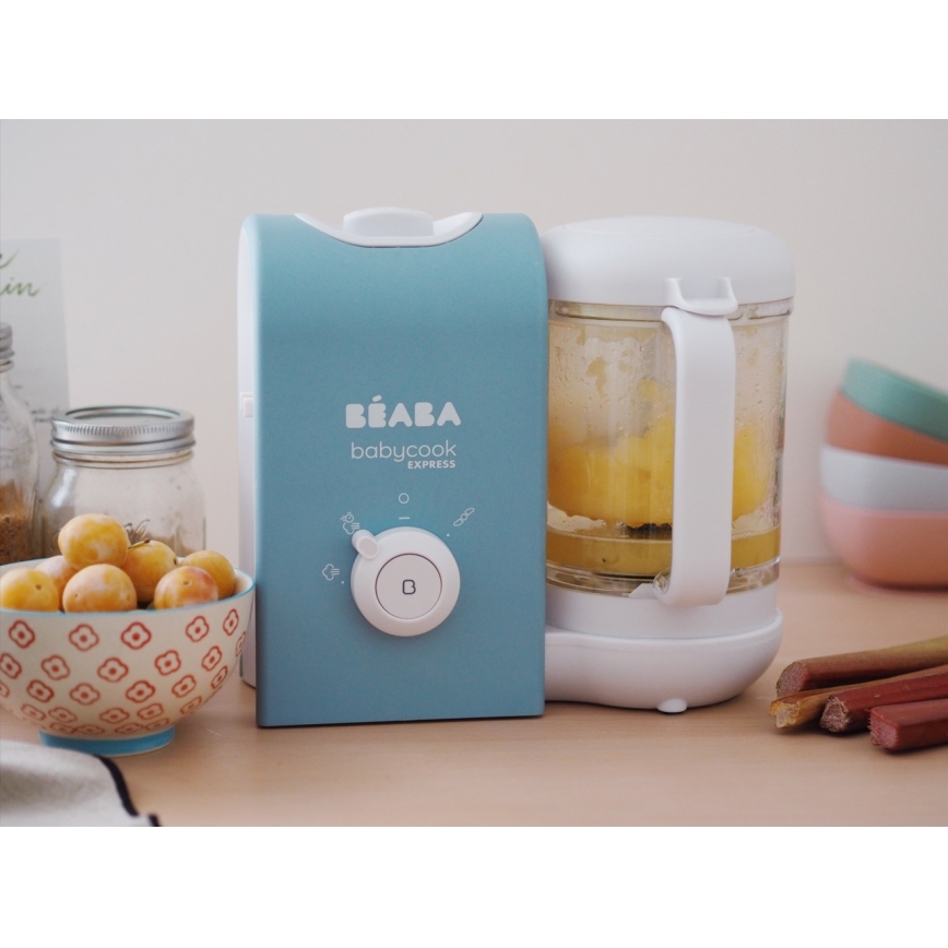 Beaba - Panela a vapor 2em1 BABYCOOK EXPRESS azul