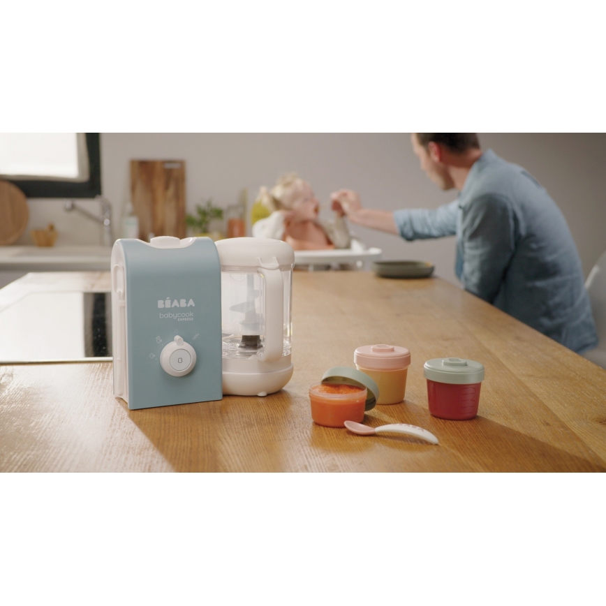 Beaba - Panela a vapor 2em1 BABYCOOK EXPRESS azul