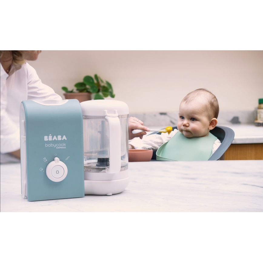 Beaba - Panela a vapor 2em1 BABYCOOK EXPRESS azul