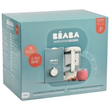 Beaba - Panela a vapor 2em1 BABYCOOK EXPRESS azul