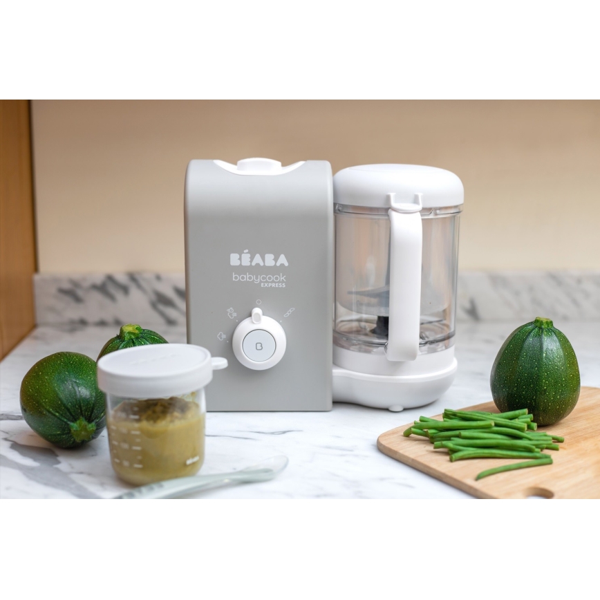 Beaba - Panela a vapor 2em1 BABYCOOK EXPRESS cinzento